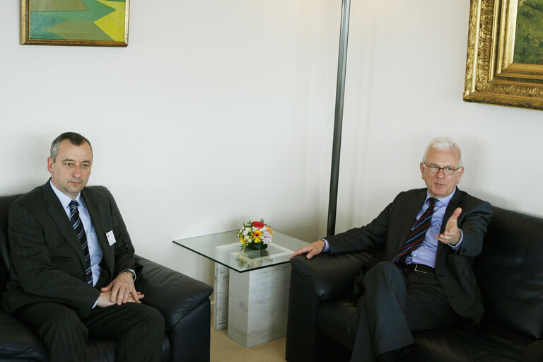 Fotogrāfija 3: EP President meets with President of the National Assembly of Bulgaria, in Brussels