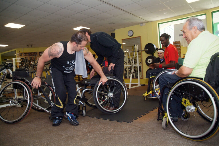 Sports for wheelchair users.