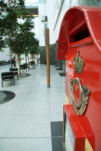 Снимка 2: Mail box and post office at the EP in Brussels.