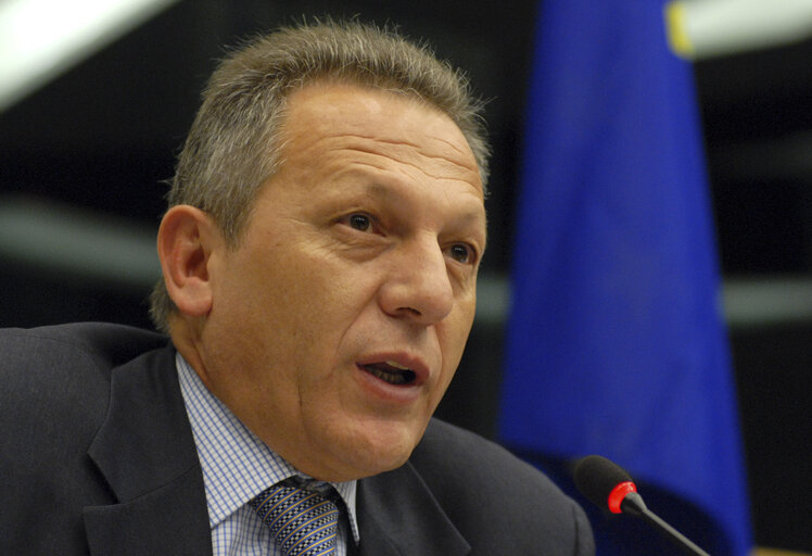 Fotogrāfija 2: Athanasios PAFILIS in a meeting at the EP in Strasbourg.