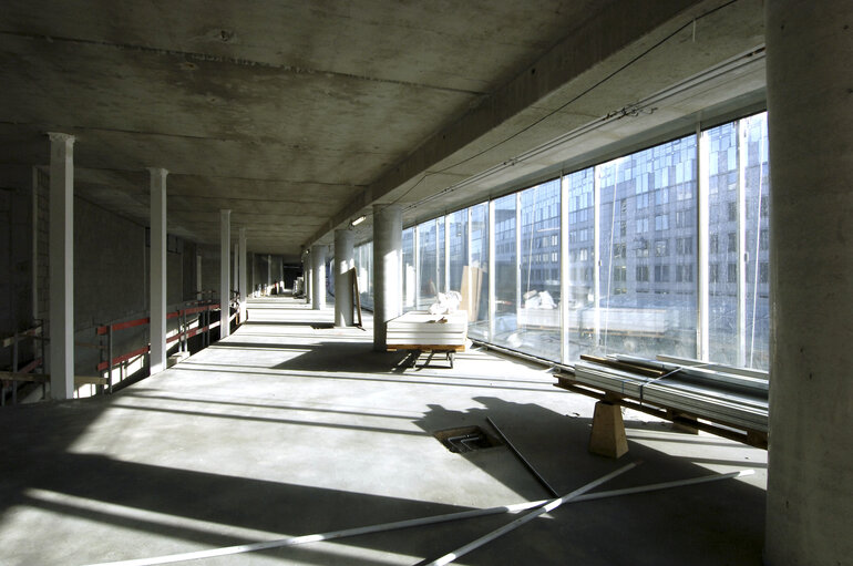 Nuotrauka 17: Ongoing construction works at the EP building in Brussels.