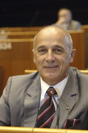 MEP Fernand LE RACHINEL attends a plenary session in Brussels