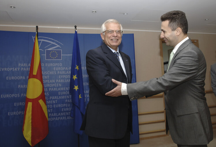 EP President meets with Prime Minister of FYROM, Former Yugoslavian Republic of Macedonia, in Brussels