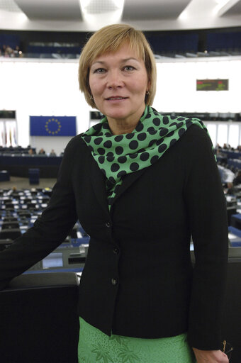 Fotografi 5: Portrait of MEP Ona JUKNEVICIENE in Strasbourg