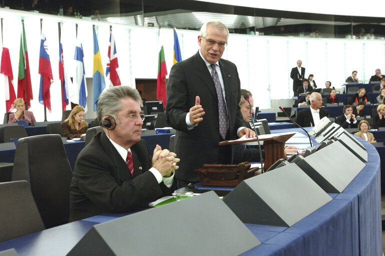 Fotó 20: Visit of the President of Austria to the EP in Strasbourg.