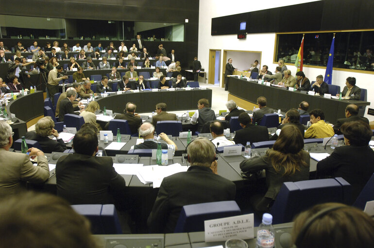 Fotogrāfija 4: AFET Committee - Exchange of views with Juan Evo Morales Ayma, President of Bolivia