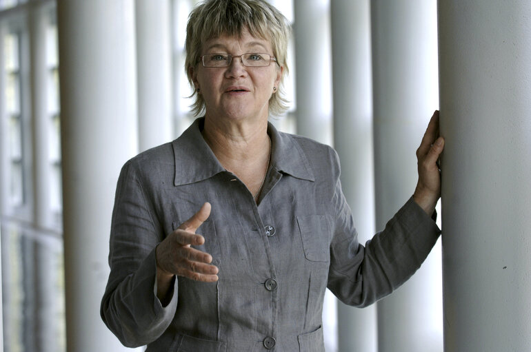 Φωτογραφία 3: Portrait of MEP Ewa HEDKVIST PETERSEN in Strasbourg