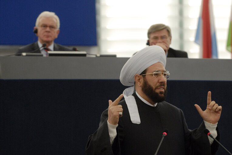 EP President meets with the Grand Mufti of Syria.