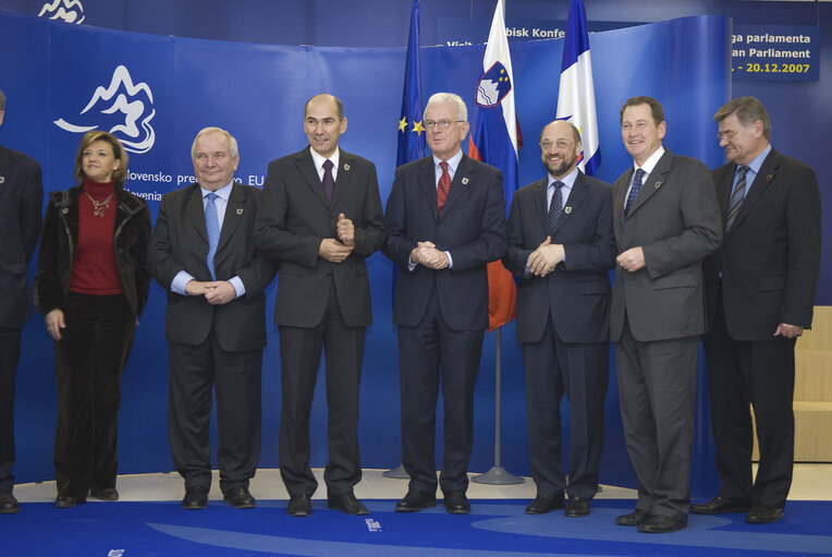 Foto 36: EP President and Conference of Presidents pay on an official visit to Slovenia