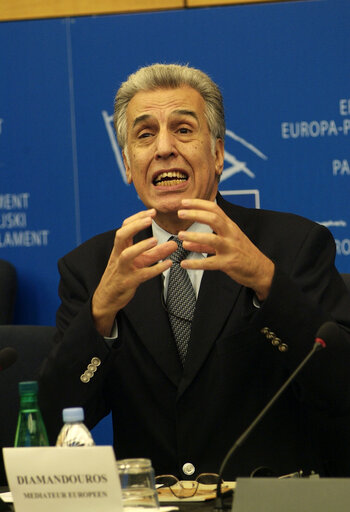 Fotografia 5: Press conference in Strasbourg - Presentation of the European Ombudsman's activities report 2006