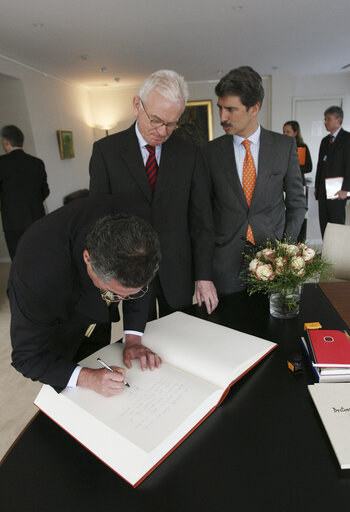 EP President meets with Jorge PIZARRO, President of Parlatino and Co-President of Eurolat, in Brussels