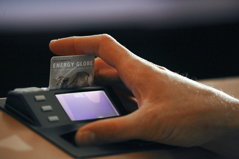 Fotografie 8: 2007 - Energy Globe Award ceremony at the EP in Brussels.