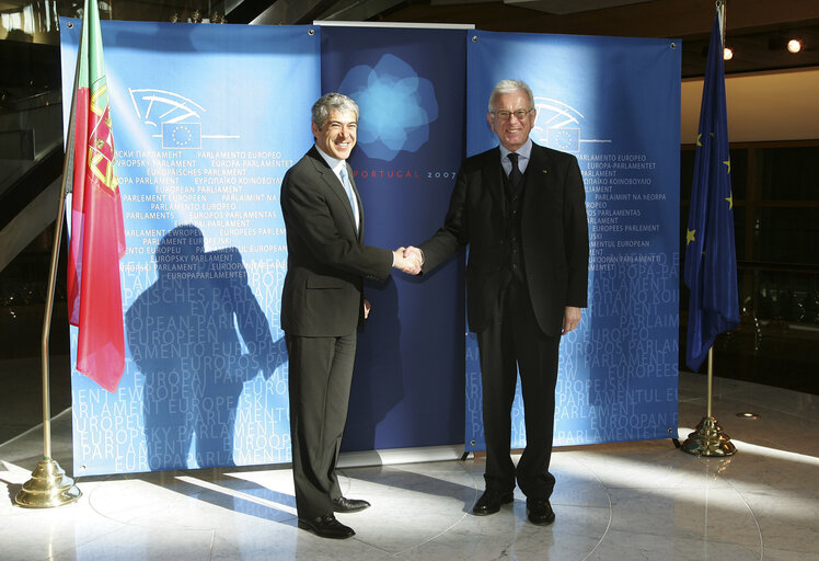 Fotografia 6: EP President meets with the Prime Minister of Portugal.