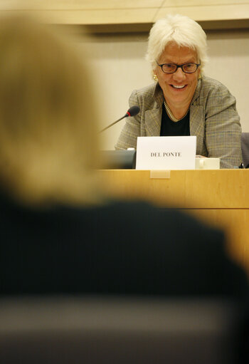 The ICTY's experience - discussion with Carla DEL PONTE, Prosecutor of the International Criminal Tribunal for the Former Yugoslavia.