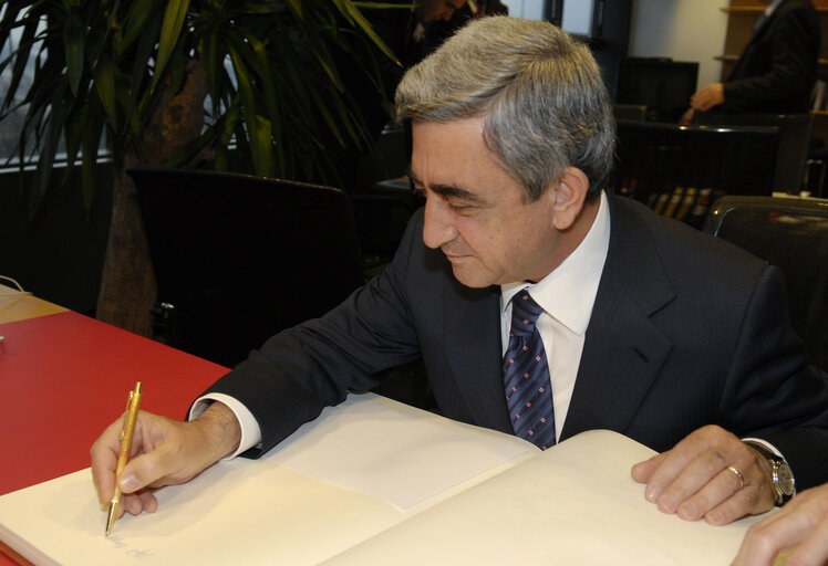 Fotografia 2: EP President meets with Prime Minister of Armenia, in Strasbourg