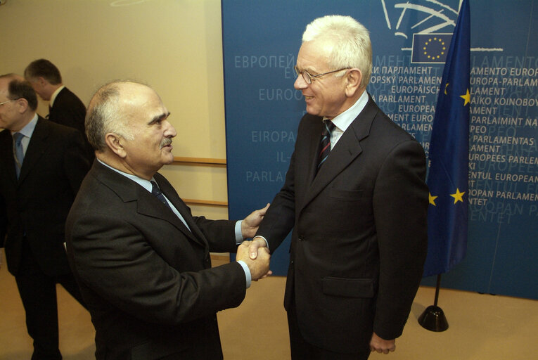 Foto 7: EP President meets with HRH Prince El Hassan bin Talal of Jordan in Brussels