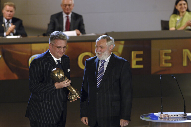 Fotografie 29: 2007 - Energy Globe Award ceremony at the EP in Brussels.