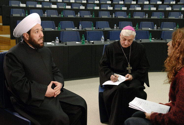 Fotografia 26: Interview with the Grand Mufti of Syria.