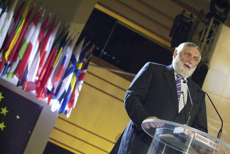 Fotografie 1: 2007 - Energy Globe Award ceremony at the EP in Brussels.