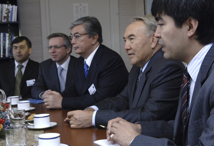 EP President, meets with the President of Kazakhstan in Brussels