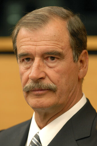 Fotografija 1: EP President meets with Vicente FOX, former President of Mexico and Manuel ESPINO, President of the Mexican National Action Party (PAN), in Strasbourg