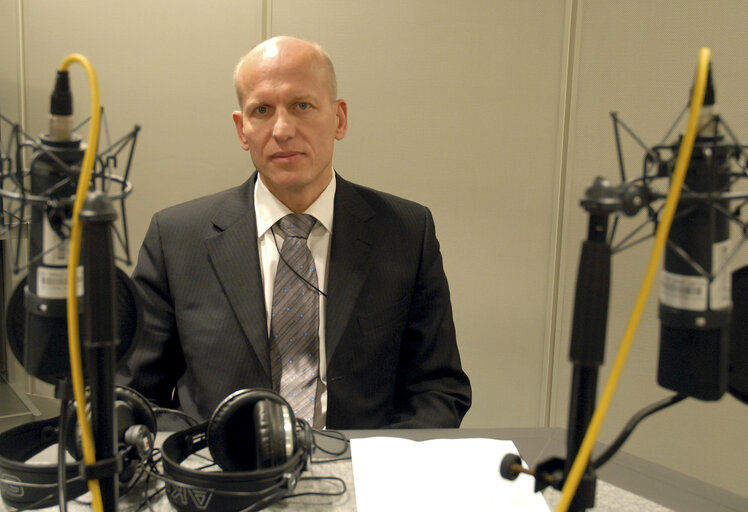 Fotografie 2: Radio interview with Guntars KRASTS.