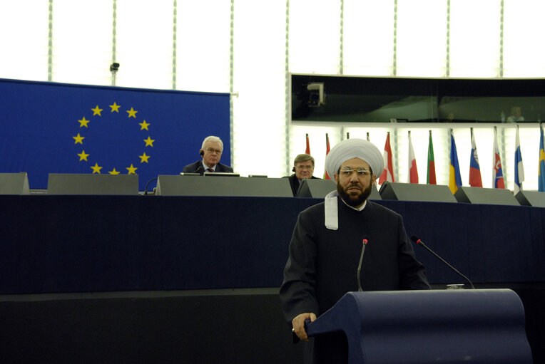 EP President meets with the Grand Mufti of Syria.