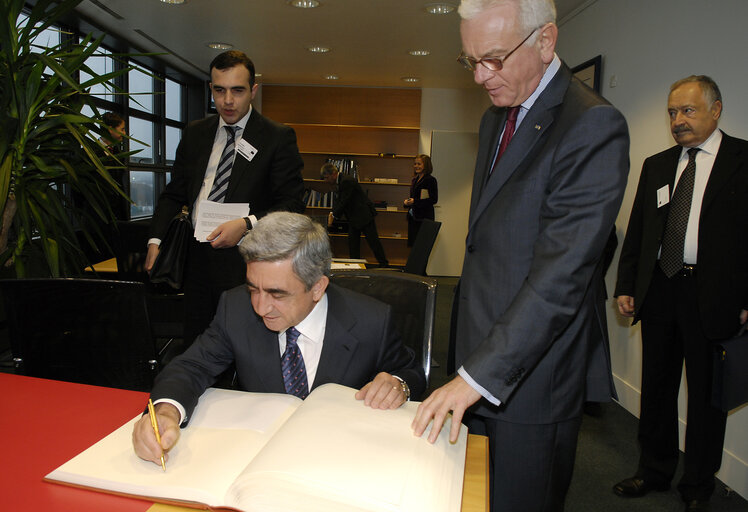 Fotografia 5: EP President meets with Prime Minister of Armenia, in Strasbourg