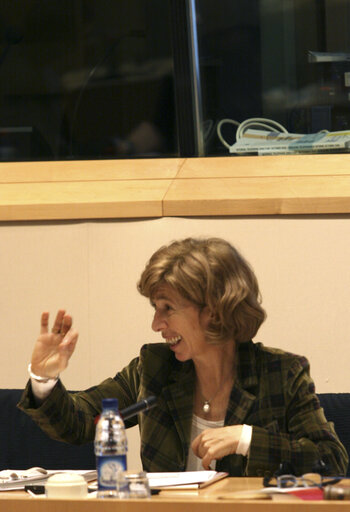 Photo 3 : MEP Donata GOTTARDI attends a meeting in Brussels