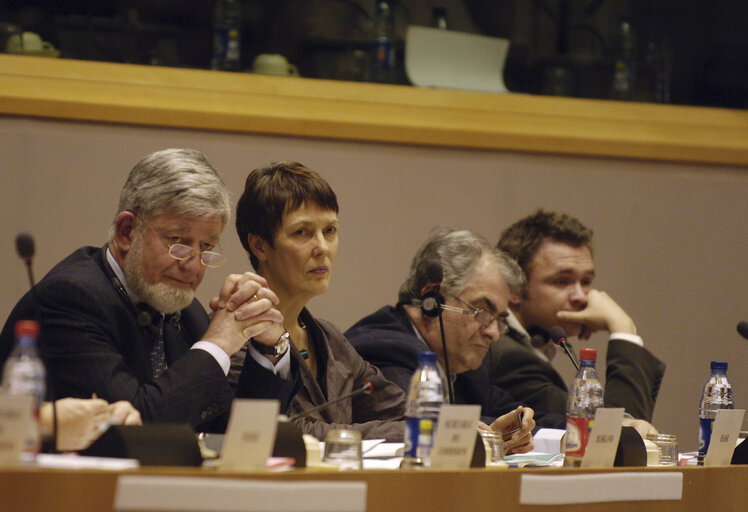 Foto 2: MEP Satu HASSI attends a meeting in Brussels