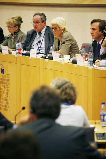 Fotogrāfija 9: The ICTY's experience - discussion with Carla DEL PONTE, Prosecutor of the International Criminal Tribunal for the Former Yugoslavia.