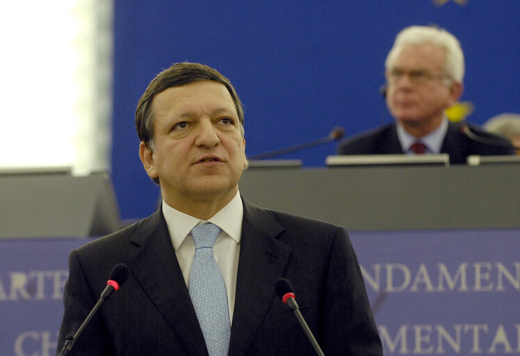 Fotagrafa 21: Plenary session in Strasbourg - Proclamation and signing of the Charter of Fundamental Rights by EP President, President-in-office of the Council and Commission President