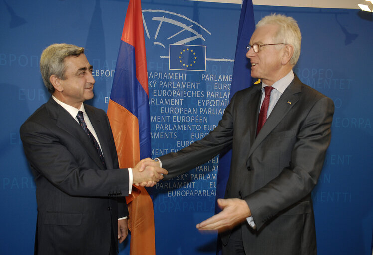 Fotografia 8: EP President meets with Prime Minister of Armenia, in Strasbourg