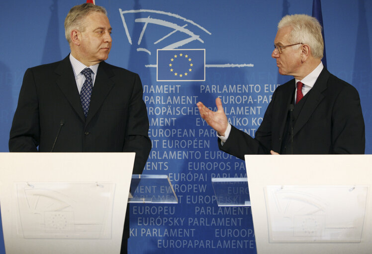 Fotografija 6: EP President meets with Prime Minister of Croatia, in Brussels