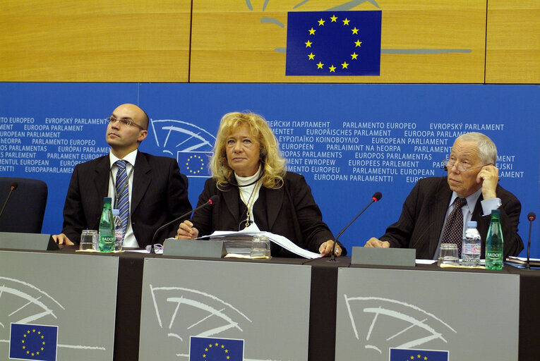 Fotografia 6: Press conference in Strasbourg on Female genital mutilations