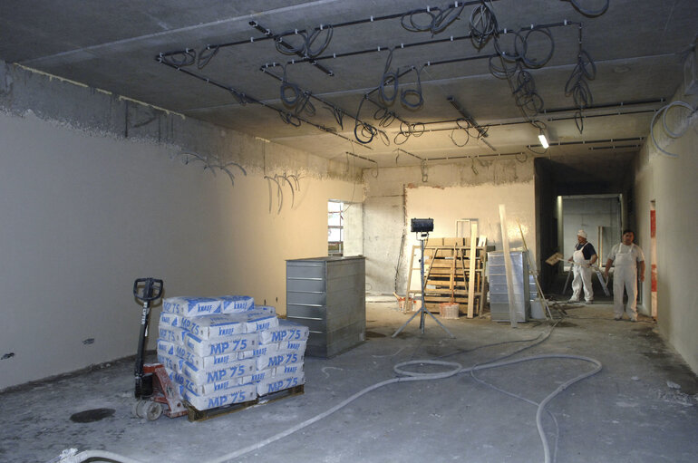 Fotografia 17: Ongoing construction works at the EP building in Brussels.