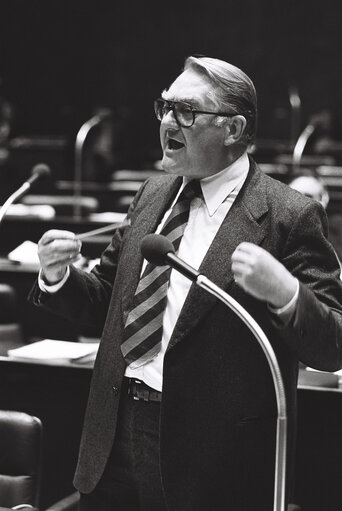 Fotogrāfija 4: The delegue Heinrich AIGNER during a session in October 1978.