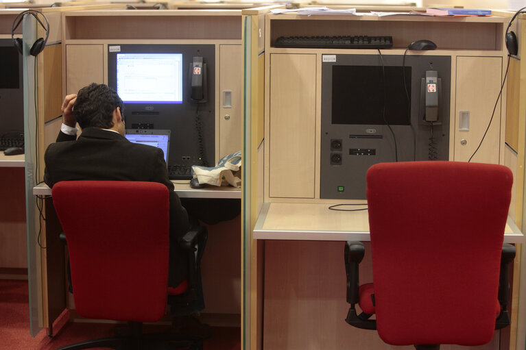 Zdjęcie 16: Pressroom of the European Parliament in Brussels