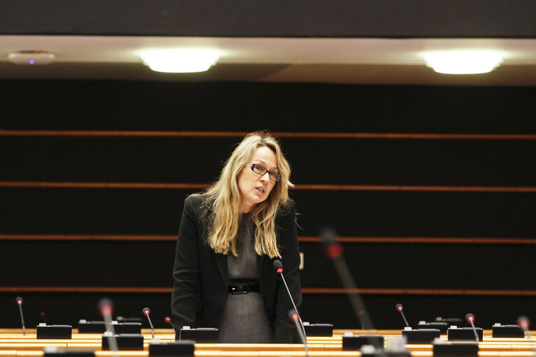 Photo 18: Meps in the hemicycle in Brussels, week 48 - Prepration for the European Council