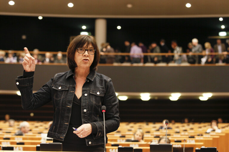 Photo 35: Meps in the hemicycle in Brussels, week 48 - Prepration for the European Council