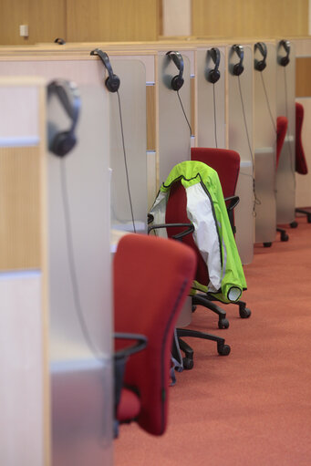 Zdjęcie 14: Pressroom of the European Parliament in Brussels