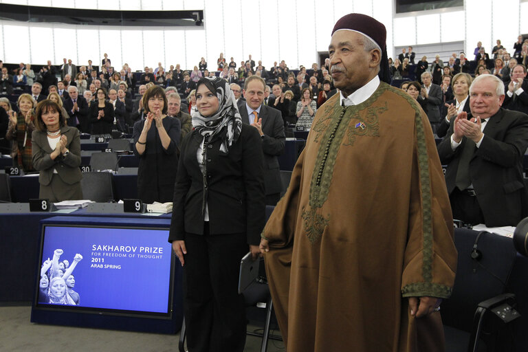 Suriet 8: Sakharov Prize 2011: Presentation of the 2011 Sakharov Prize  on behalf of the Arab Spring