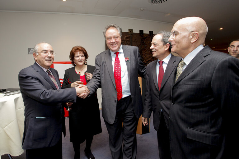 Fotografija 2: Visit of the President of the Cypriot Parliament to the EP