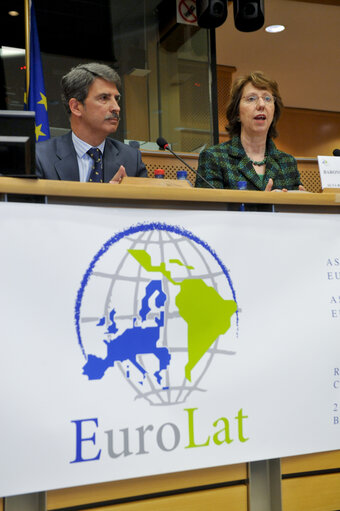 Suriet 13: EUROLAT - Euro-Latin American Parliamentary Assembly: Meeting with the European high representative of the Union for foreign affairs and security policy.