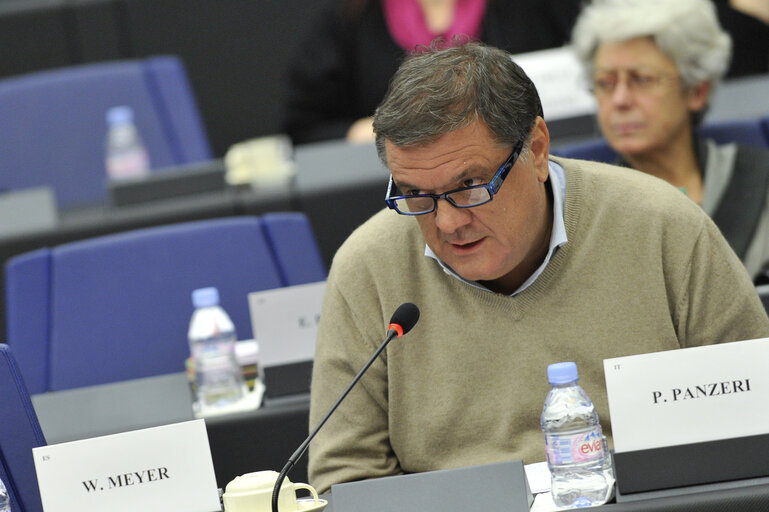 Fotografie 1: Joint meeting with the Committee on Foreign Affairs, the Committee on Development and the Subcommittee on Human Rights with Sakharov laureates