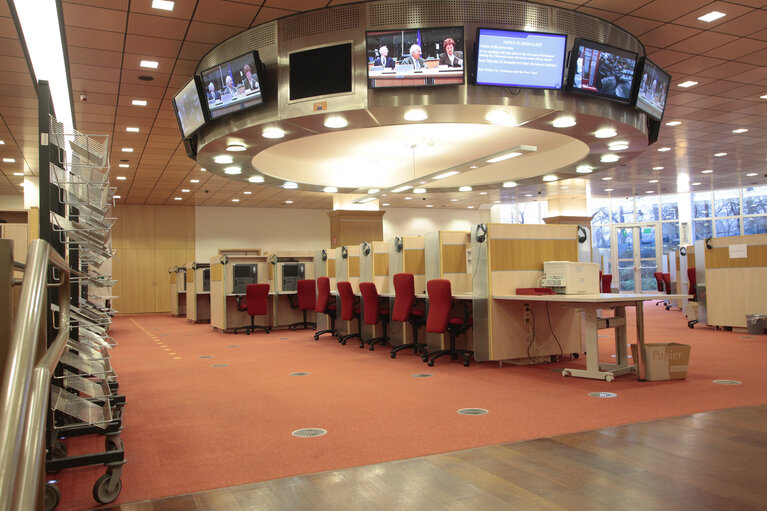 Zdjęcie 8: Pressroom of the European Parliament in Brussels