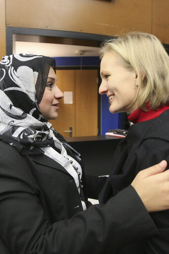 Fotografija 14: Sakharov Prize 2011. Arab Spring. Meeting with GREENS GROUP