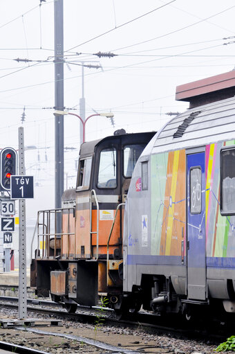 Railway station of Strasbourg