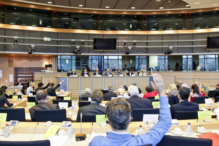 Fotografija 21: IMCO Committee meeting - votes on Online Gambling, Trade and investment barriers, EU