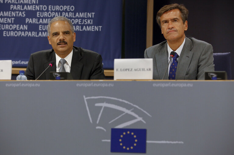 Φωτογραφία 6: Press Conference EU-US strategy against Transnational Crime